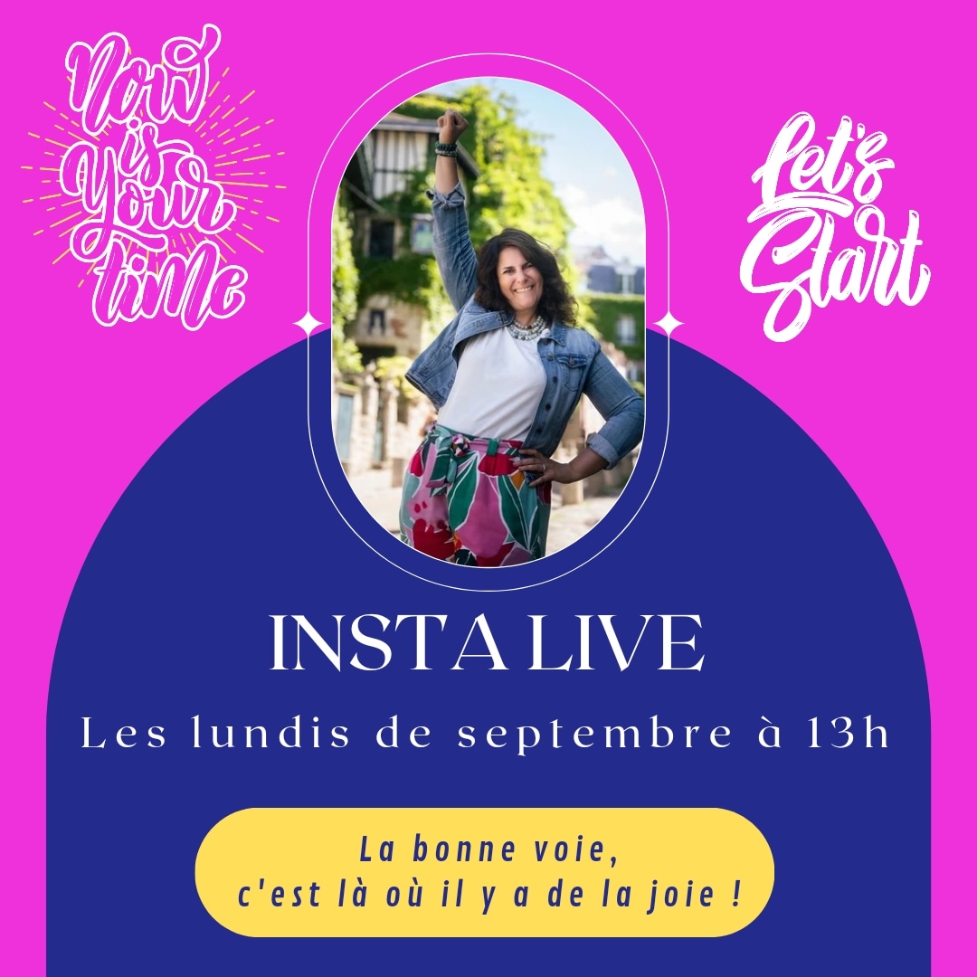 Live sur Instagram tous les lundis à 13h